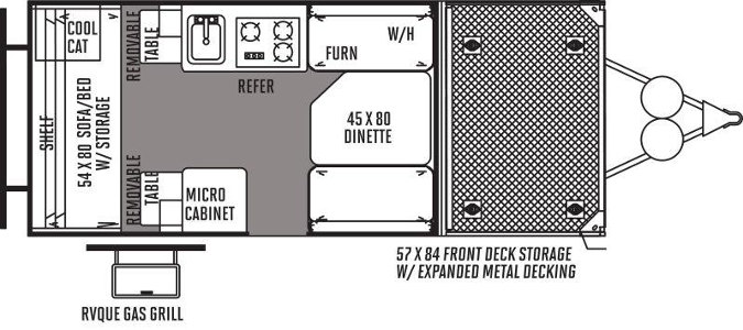 Rent Off Road Toy Hauler Floor Plan